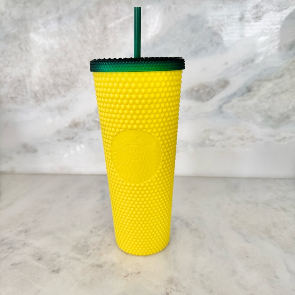 Starbucks Hawaiian “pinapple” studded tumbler.